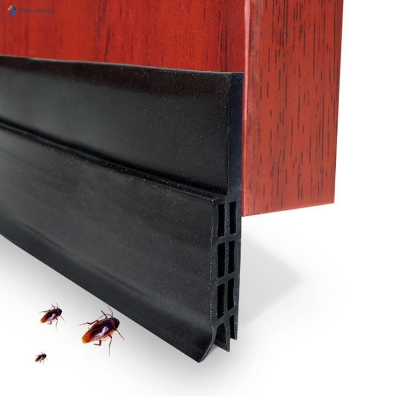 Door seal stopper pest wind aircon trap block grey, Furniture & Home