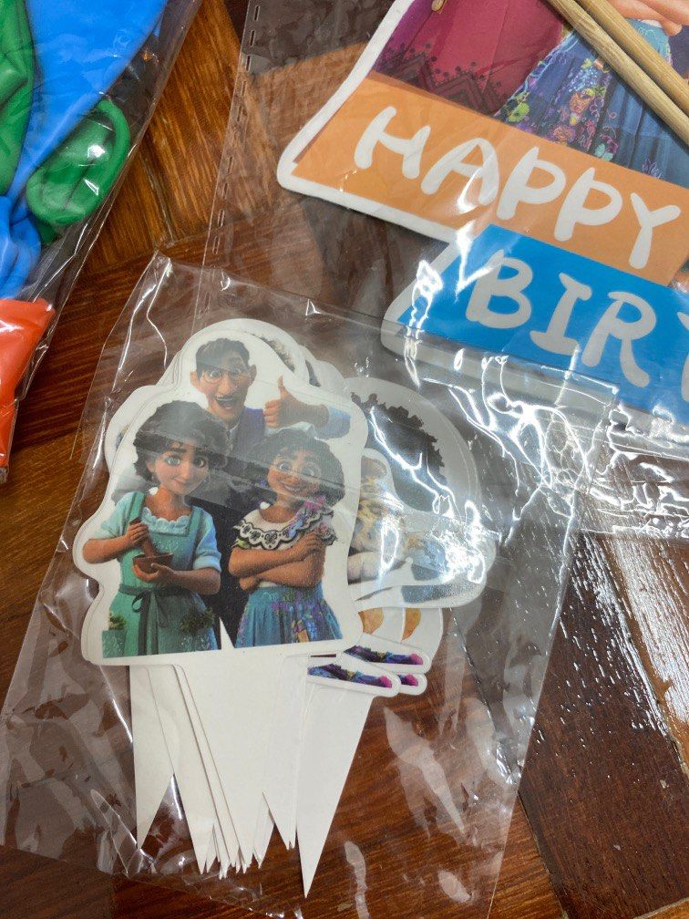 Encanto Birthday Decorations, Hobbies & Toys, Stationery & Craft