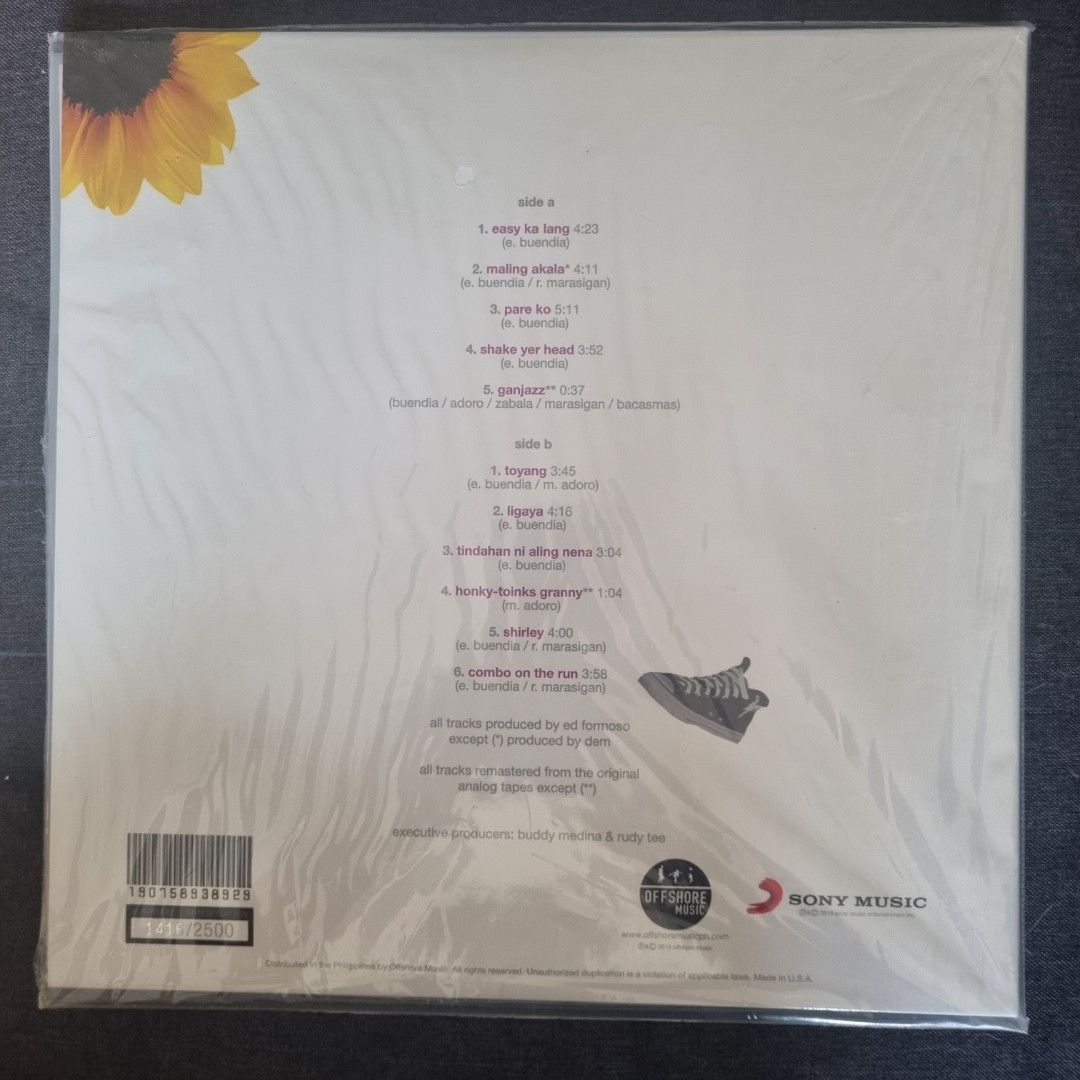 Eraserheads 25th Anniversary Numbered