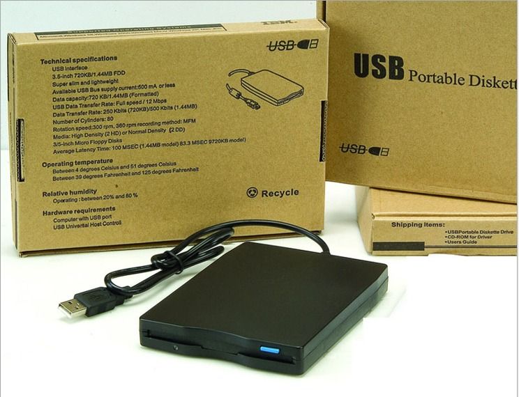 External Mobile Floppy DIsk Drive 1.44" to USB63220268695170111