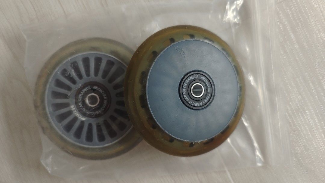Ezy wheels Roller wheel 80mm from 808 cycles for Brompton 3sixty Pikes