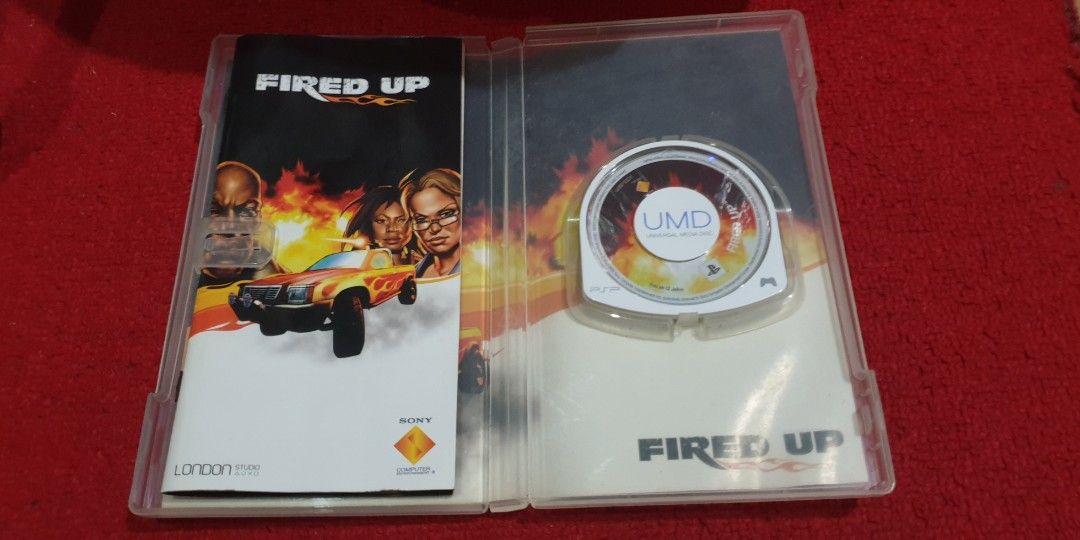 Fired UP psp umd Game, Video Gaming, Video Games, PlayStation on