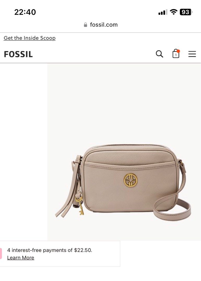 Fossil Brennon Camera Bag, Women's Fashion, Bags & Wallets, Crossbody