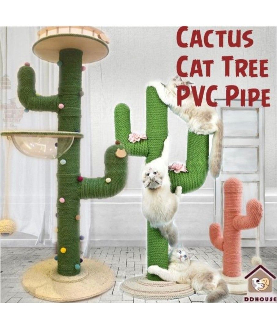 Diy cat scratching post cheap pvc
