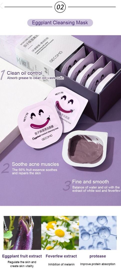 [FREE MASK TOOL] GECOMO Propolic Repair Mask / Moisture Cleansing Mask ...