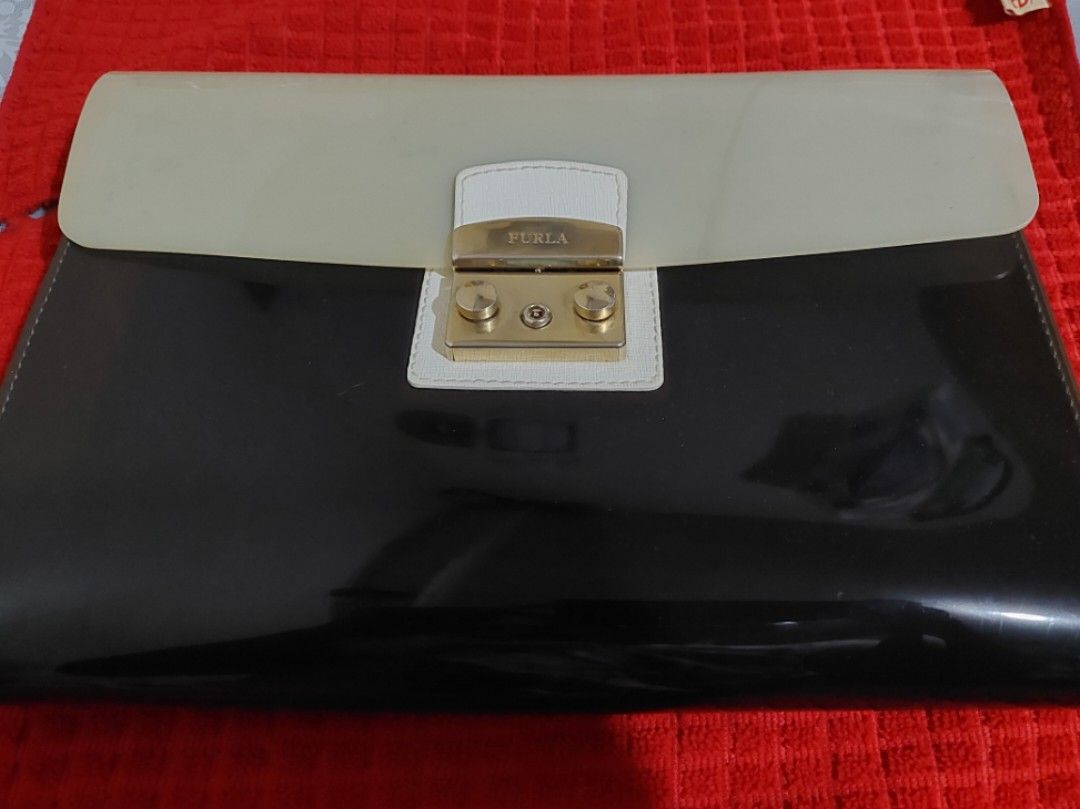 Furla Lock Furla Jelly Bag with key lock, Luxury, Bags & Wallets on Carousell