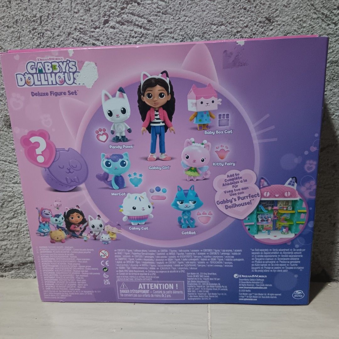 Gabby's Dollhouse Deluxe Figure Set, Hobbies & Toys, Toys & Games on