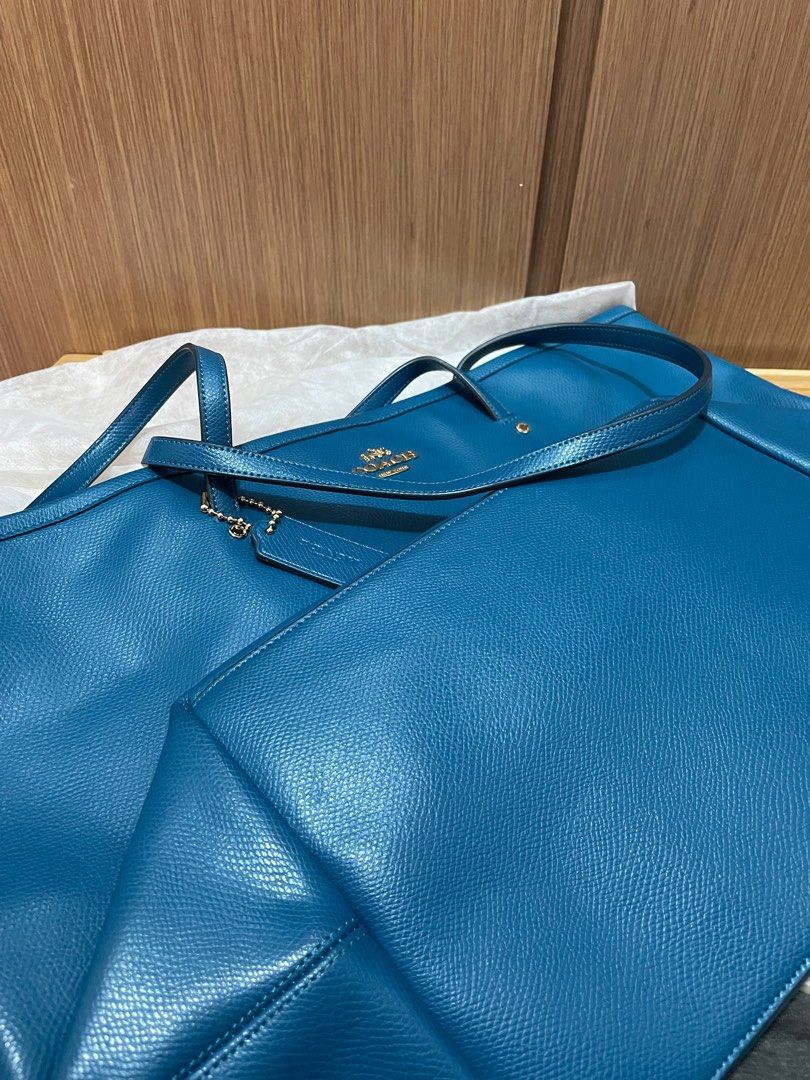 Coach crossgrain sales large street tote