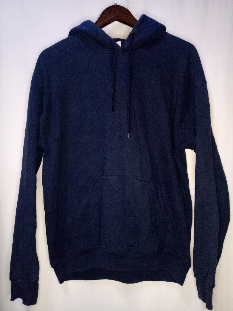 Gildan Navy Blue Hoodie Jacket, Men's Fashion, Coats, Jackets and