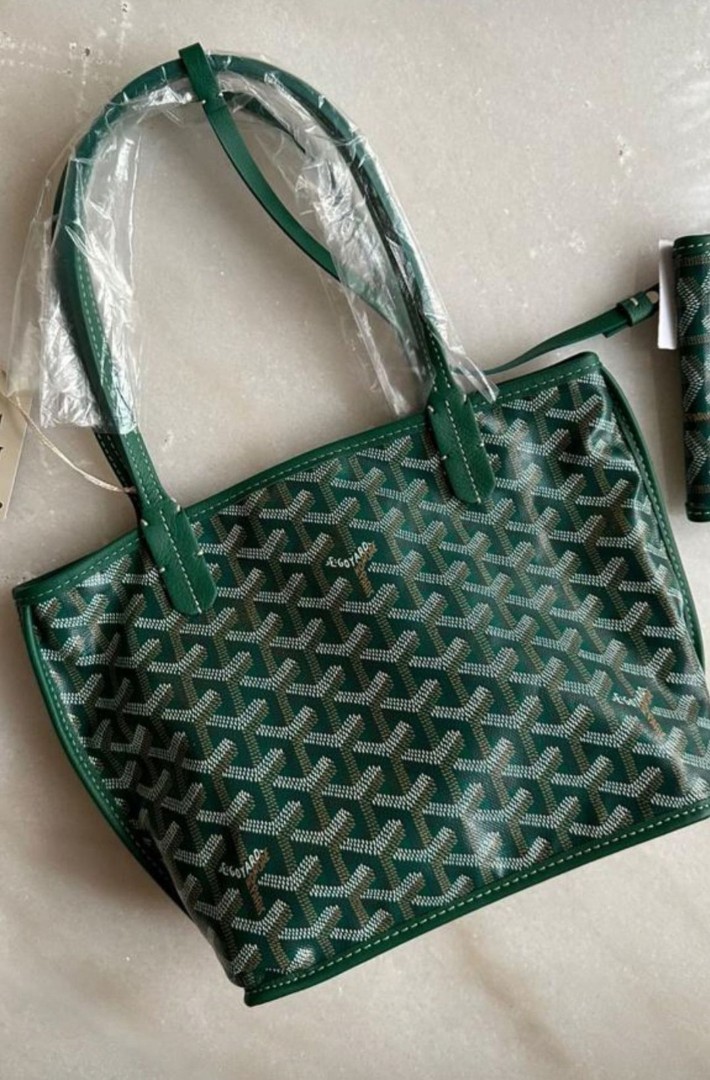 Goyard mini anjou green, Barang Mewah, Tas & Dompet di Carousell