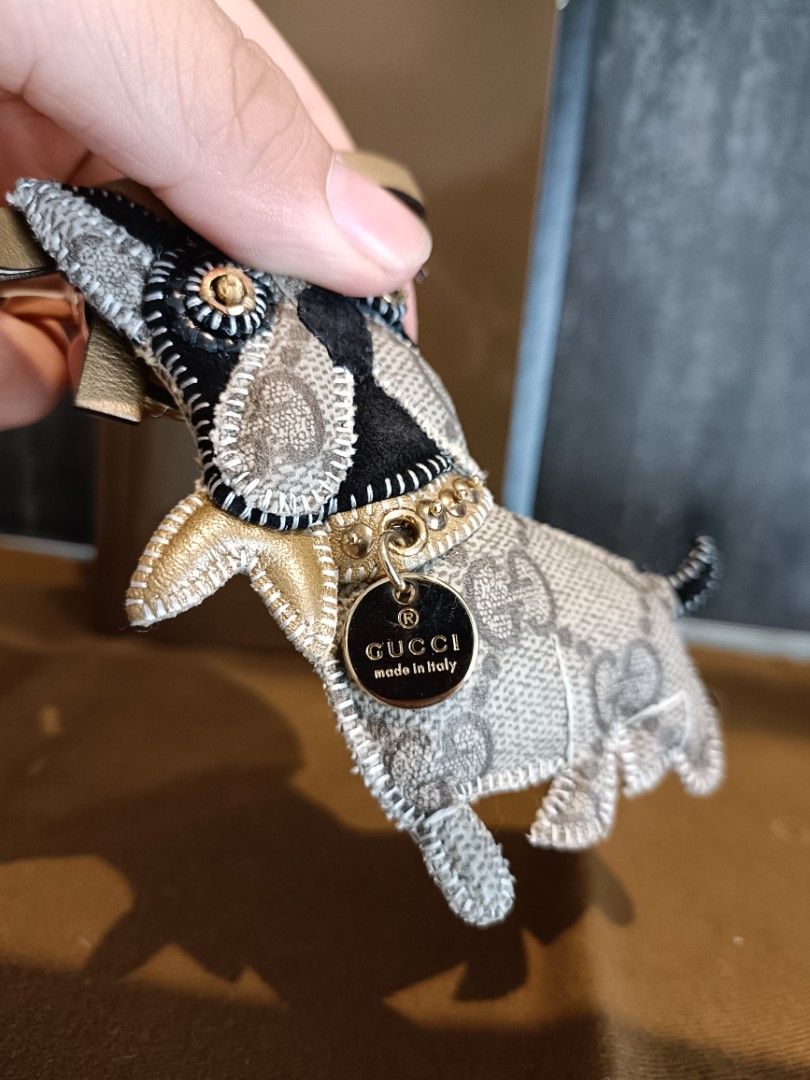 Gucci pug keychain discount