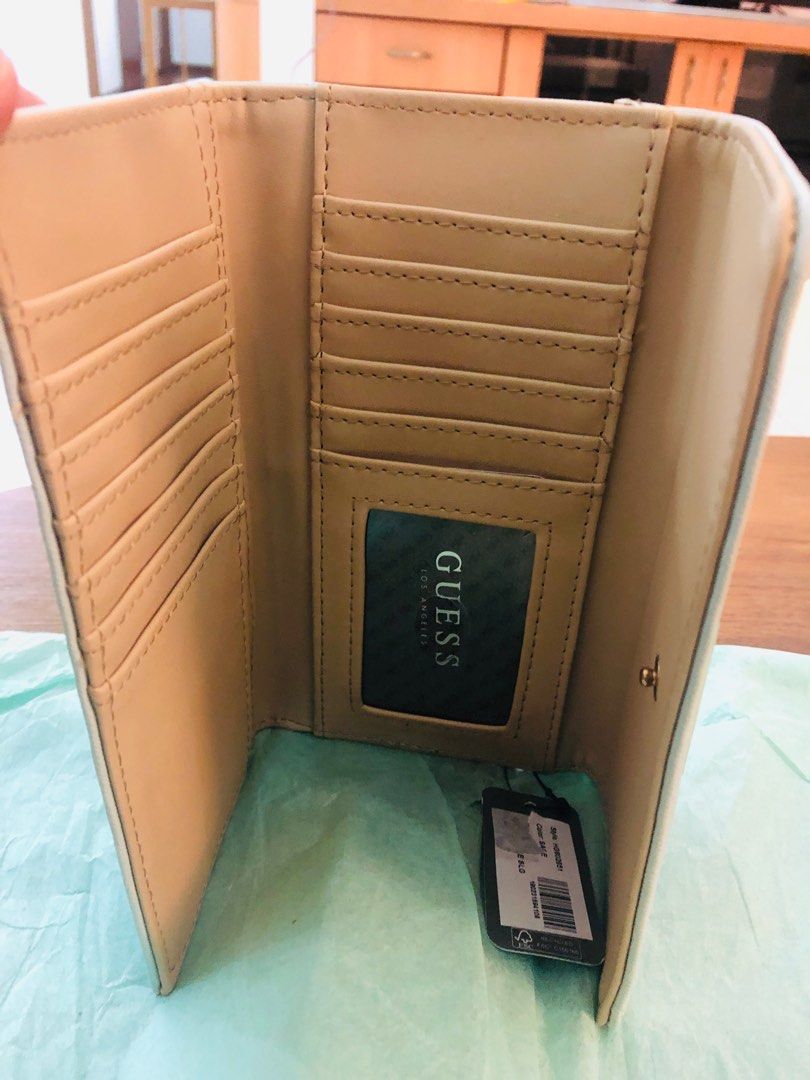 Guess Abree Slim Clutch Wallet, Women's Fashion, Bags & Wallets