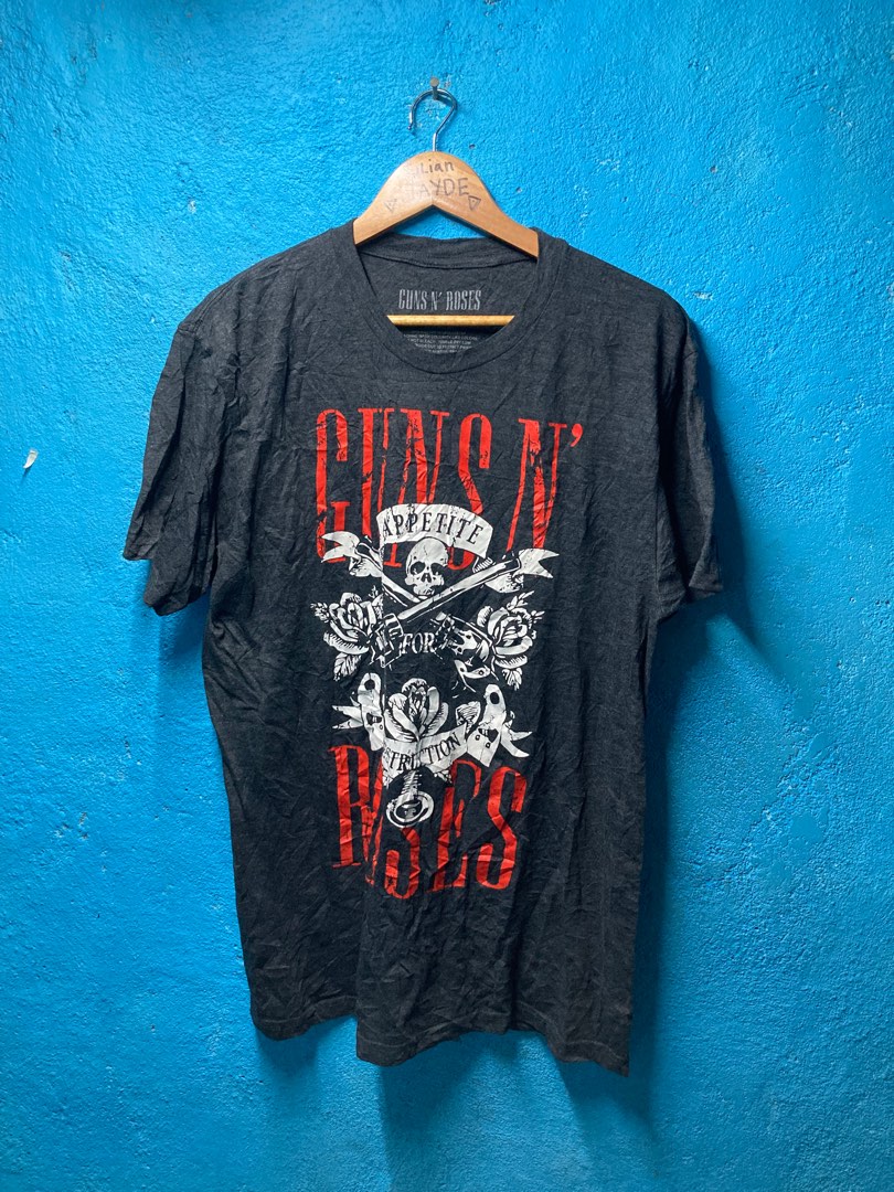 Guns n roses shirt, Men's Fashion, Tops & Sets, Tshirts & Polo Shirts ...