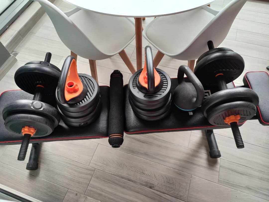 Gym best sale kit dumbbells
