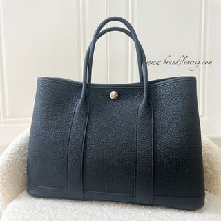 Hermes Garden Party 30 in rare Etoupe Negoda leather, Luxury, Bags &  Wallets on Carousell