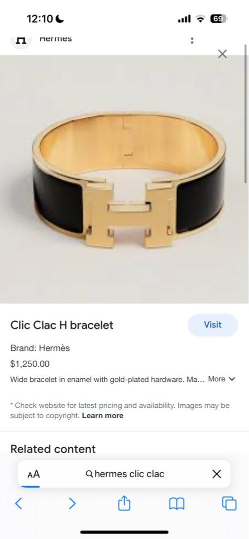Clic H Quadrige au Fil bracelet