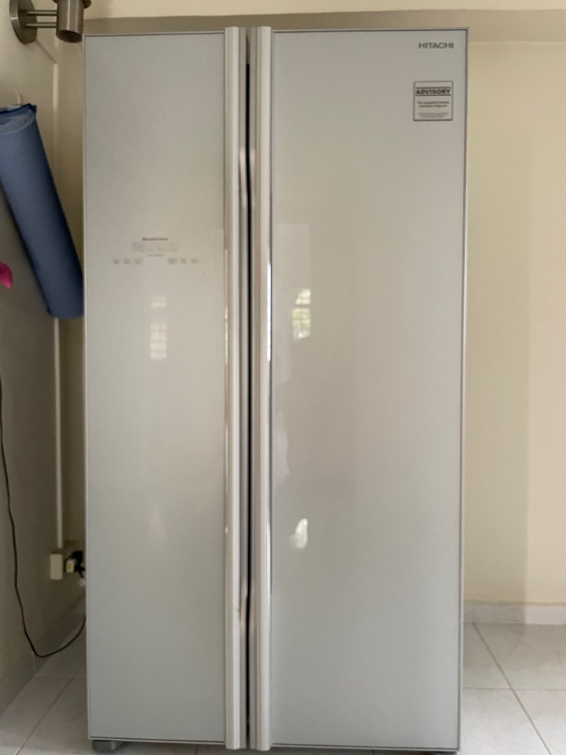 Hitachi RS705P2MS Side by Side Fridge, TV & Home Appliances, Kitchen