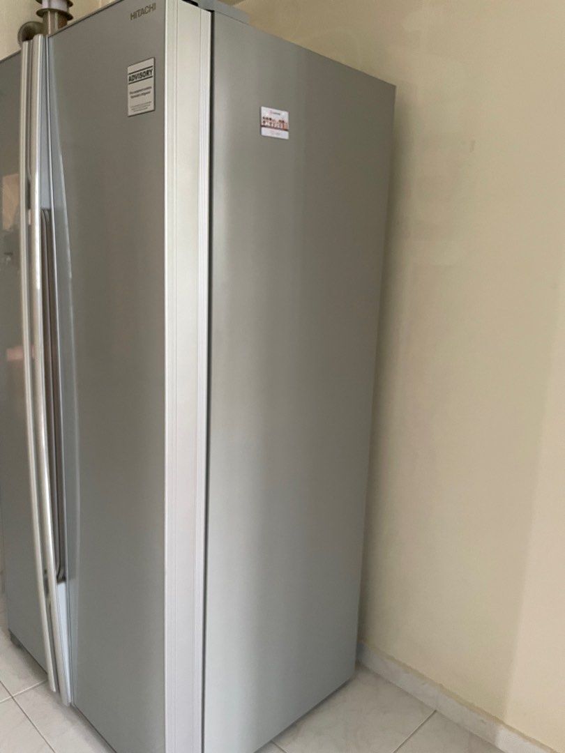 Hitachi RS705P2MS Side by Side Fridge, TV & Home Appliances, Kitchen