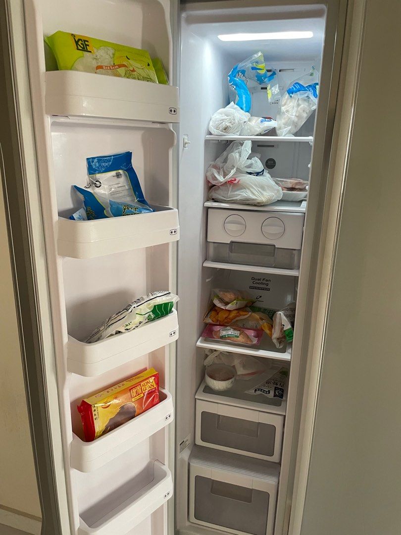 Hitachi RS705P2MS Side by Side Fridge, TV & Home Appliances, Kitchen