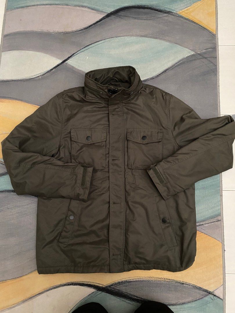 H&m mens deals military jacket