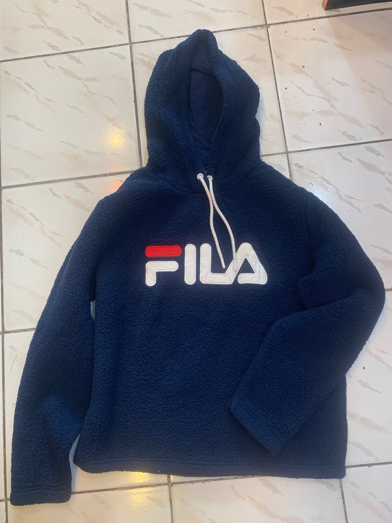 Sherpa fila hoodie outlet
