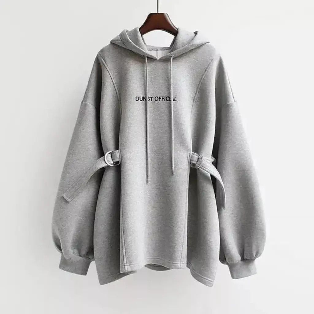 Hoodie Wanita Jolly Oversize Korean Style
