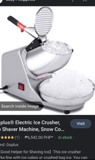 Ice shaver electric
