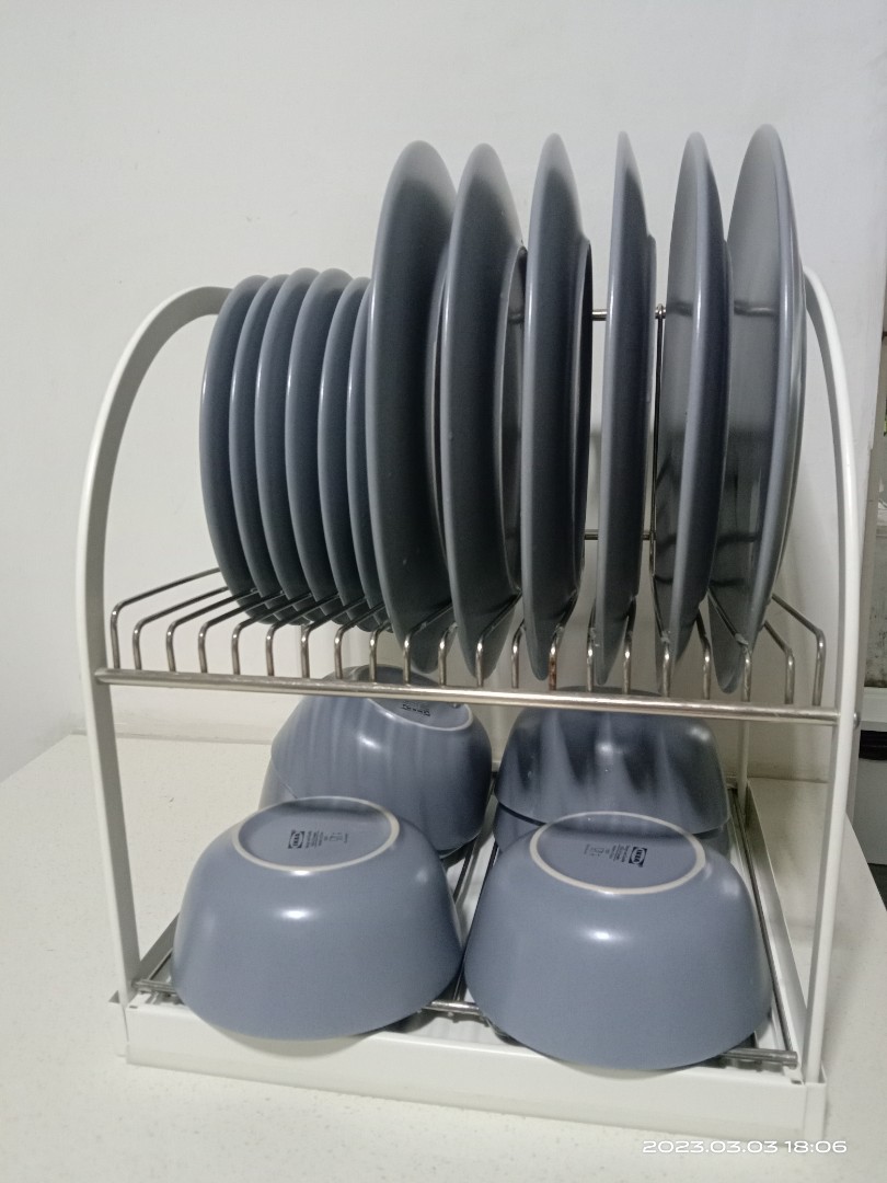 Ikea dinnerware sets + dish rack, Furniture & Home Living, Kitchenware & Tableware, Dinnerware
