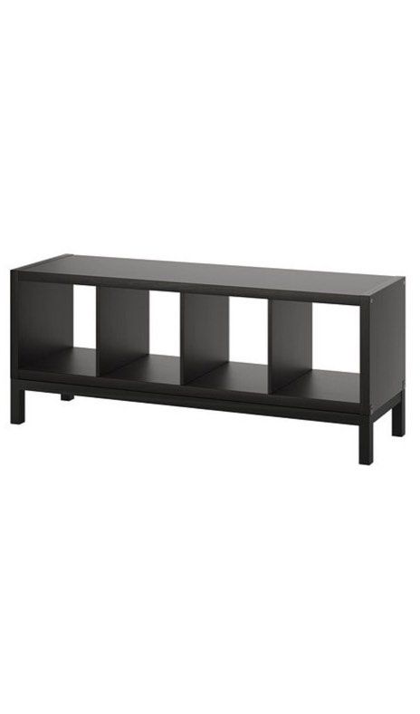 Black kallax tv unit discount
