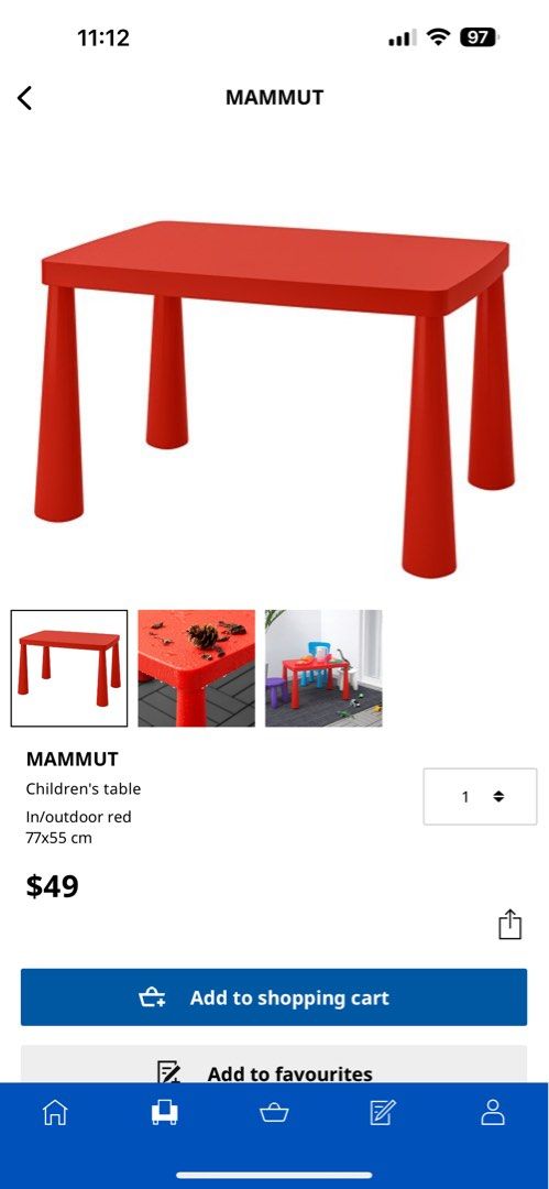 Ikea mammut children's table hotsell