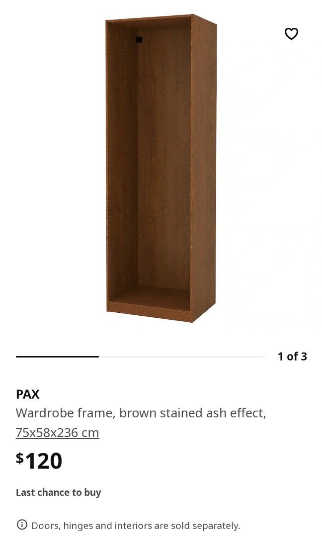 IKEA PAX Complement Wardrobes, Furniture & Home Living, Furniture ...