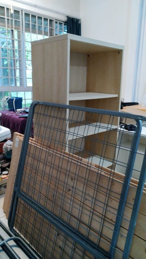 IKEA bookshelf with legs, Furniture & Home Living, Furniture, Shelves