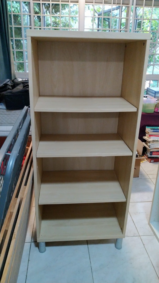 IKEA bookshelf with legs, Furniture & Home Living, Furniture, Shelves