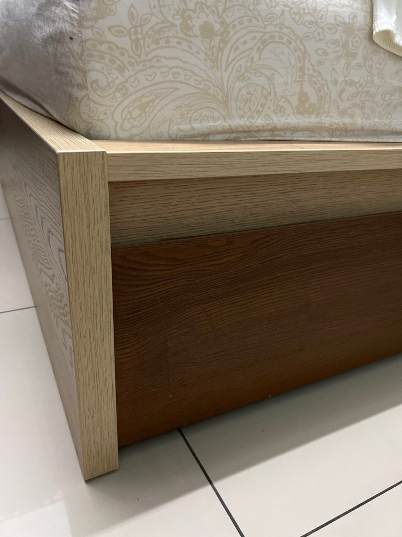 IKEA Used Bedframe (Queen), Furniture & Home Living, Furniture, Bed