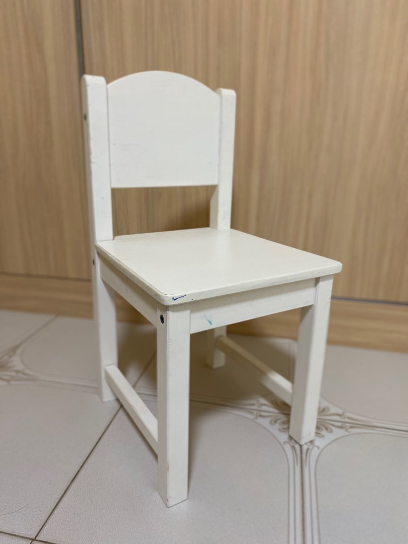 Ikea childrens sales wooden chair