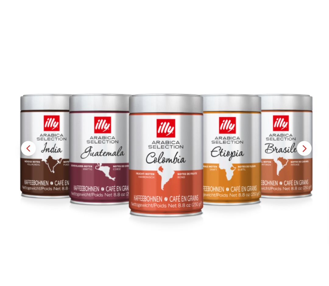 Illy Caffe Arabica Selection Whole Coffee Bean Discovery Set (Sealed