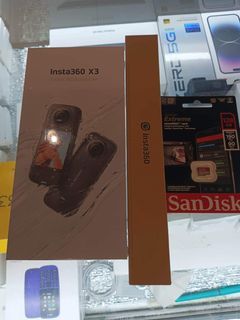Insta 360 x3 bundle invisible stick with 128 gb💥