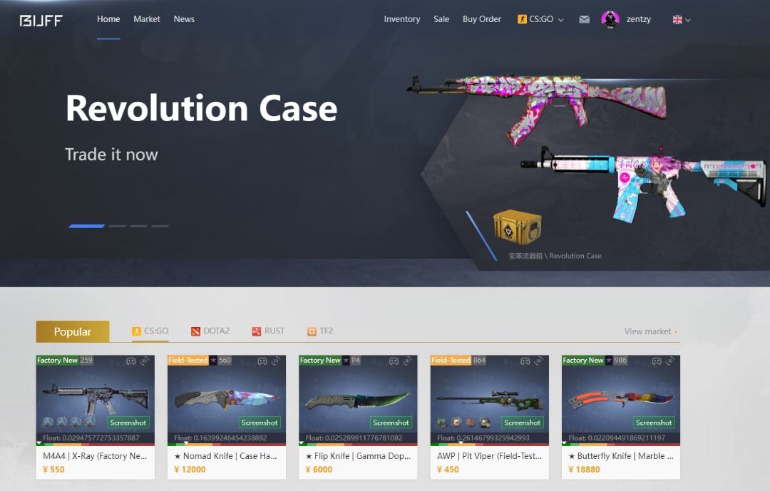 INSTANT CSGO CS2 RUST TF2 DOTA2 BUFF163 TOP-UP, Video Gaming, Gaming ...