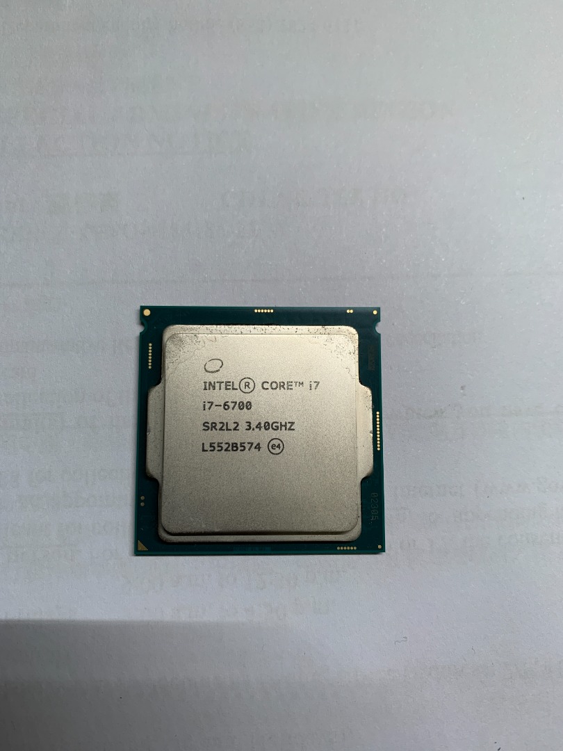 Intel CPU i7-6700 3.4GHz 二手, 電腦＆科技, 桌上電腦- Carousell