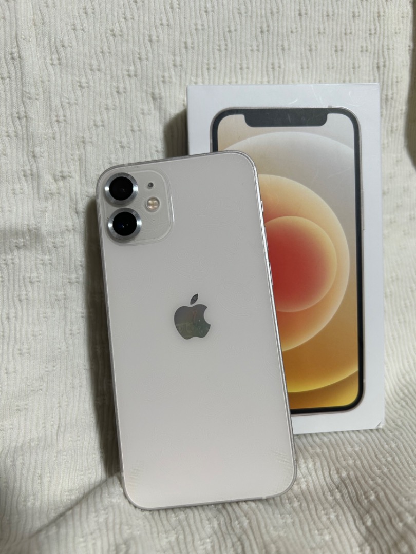 iPhone 12 mini 白色128GB, 手機及配件, 手機, iPhone, iPhone 12 系列