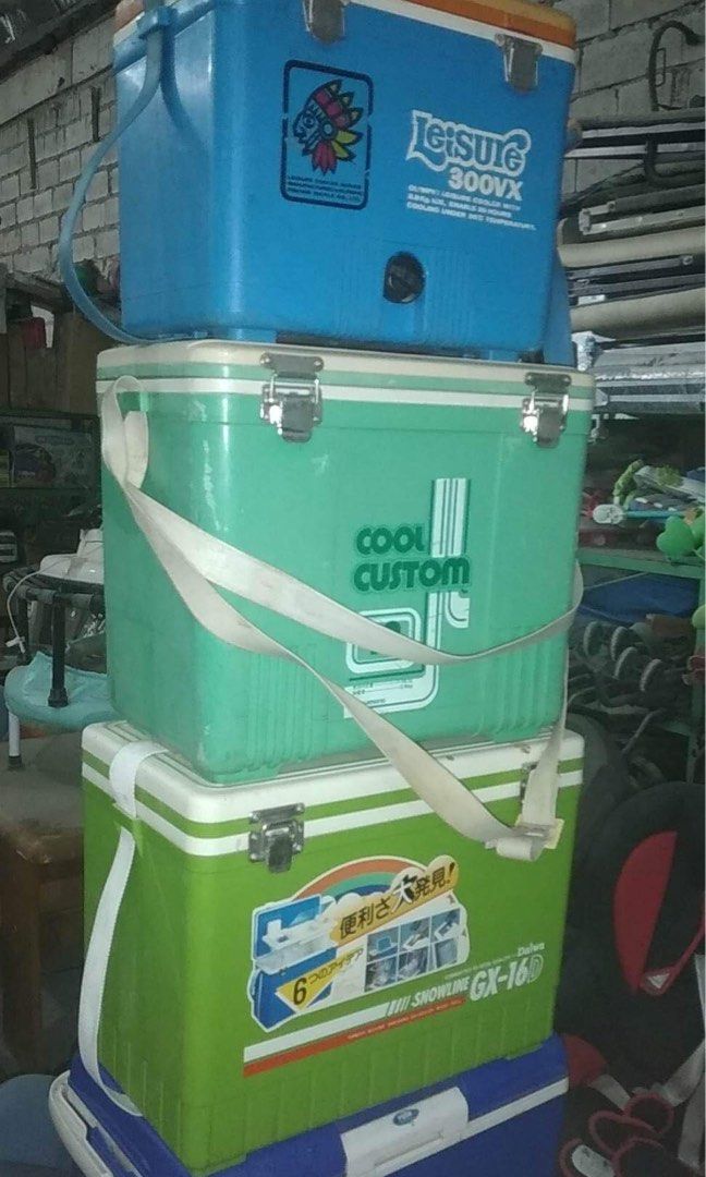 JAPAN HANDCARRY COOLER BOXES BUCKETS, Furniture & Home Living, Home Improvement & Organization