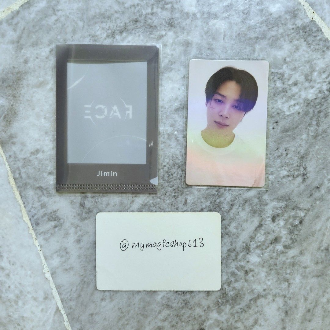 JIMIN'S SOLO ALBUM "FACE" POB / LUCKY DRAW EVENT BTS M2U