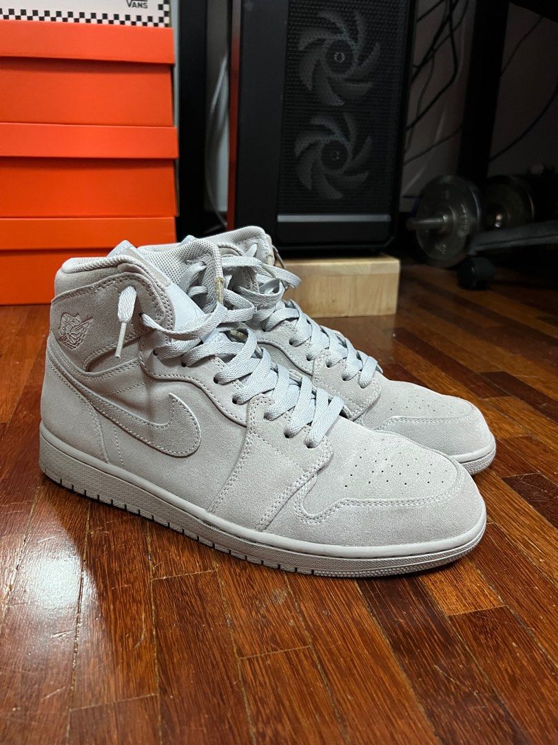 Jordan 1 retro high grey suede outlet