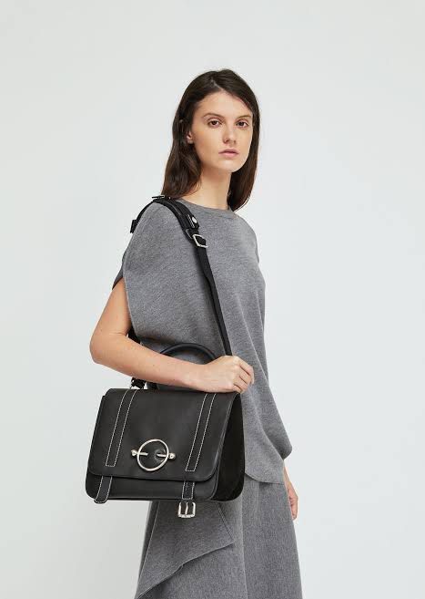 Jw anderson disc leather shoulder bag sales