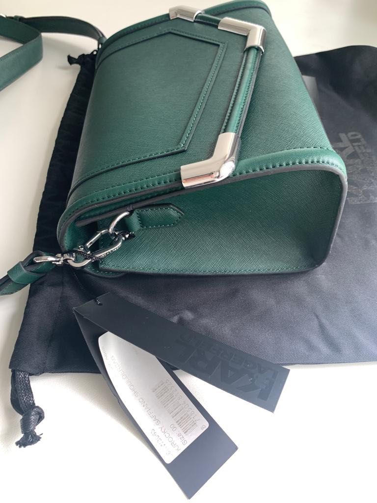 Karl lagerfeld rocky hot sale saffiano shoulder bag