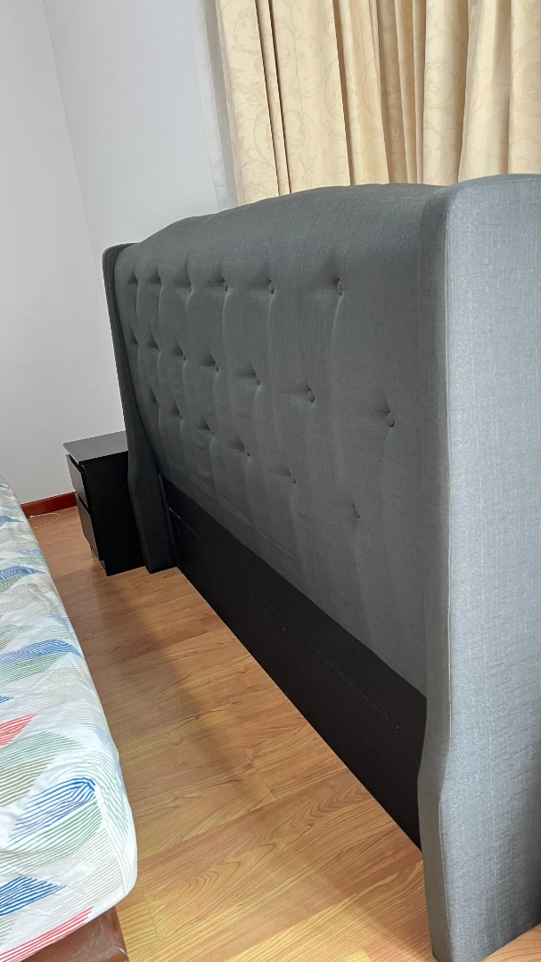 King Size Bed Head, Furniture & Home Living, Furniture, Bed Frames