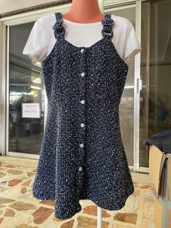 Korean Tweed Dress Inner not included