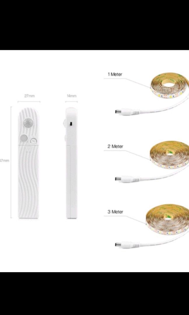 LED strip sensor, Furniture & Home Living, Lighting & Fans, Lighting on Carousell