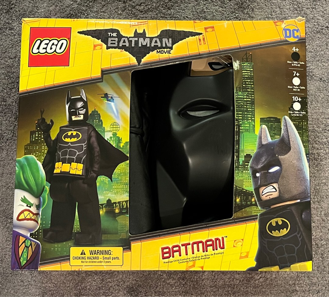 Lego Batman Costume - 4 to 6yo, Hobbies & Toys, Toys & Games on Carousell