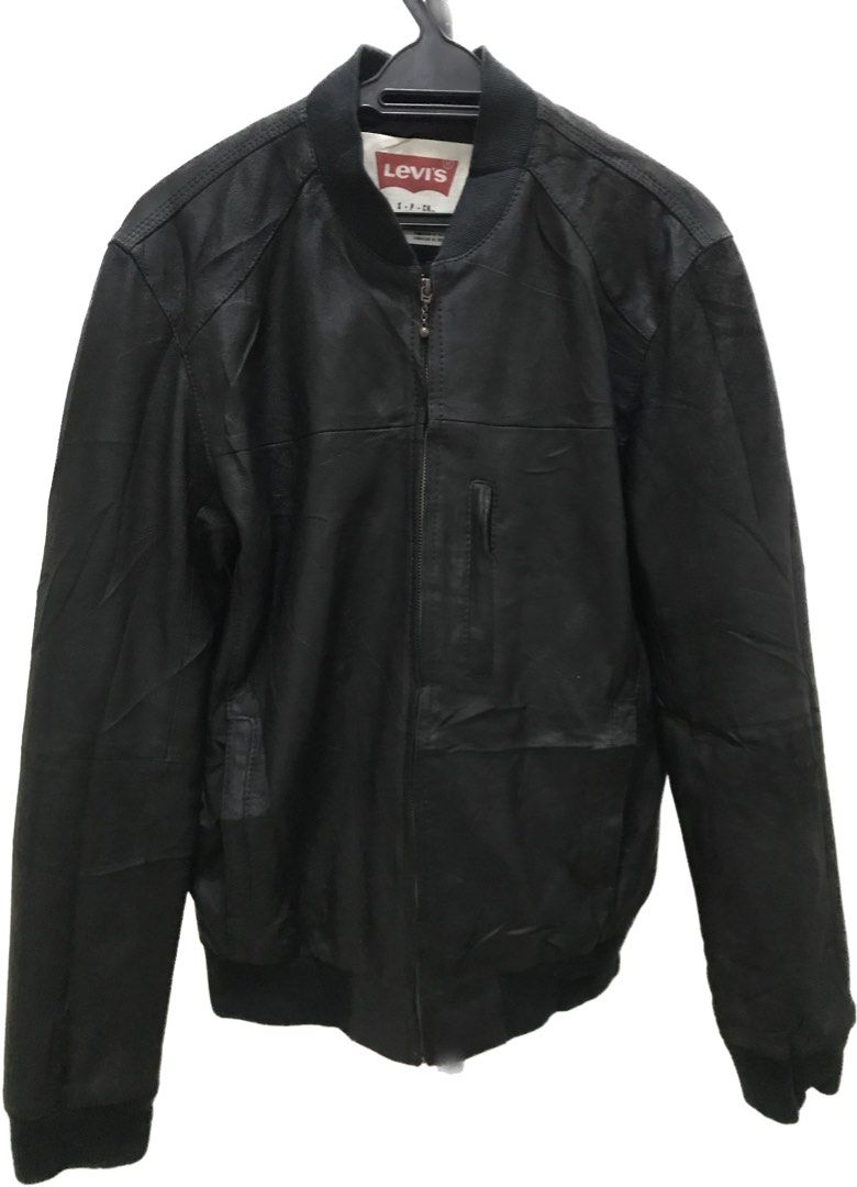 Levi s Leather Bomber Jacket